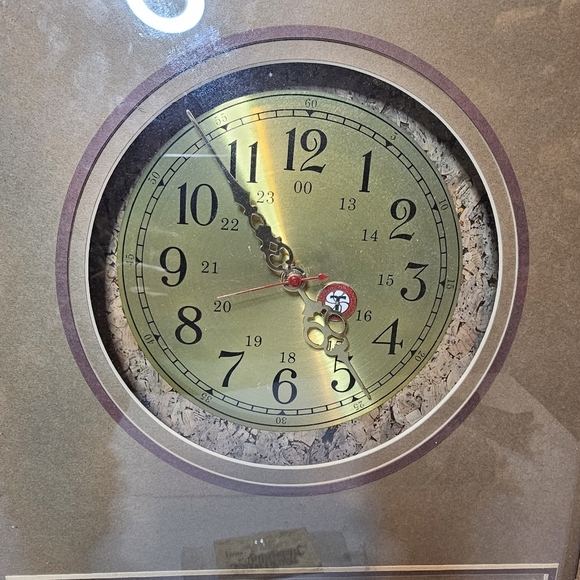 Vintage 1980 J. Allen Gruen Railroad Art Frisco Tx Shadowbox Clock Rare collecti - Picture 3 of 11